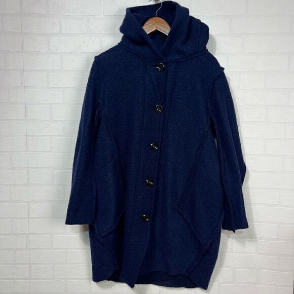 Everest Paris Womens Italian Sweater Button up Wool Blend size 48 - Picture 1 of 13